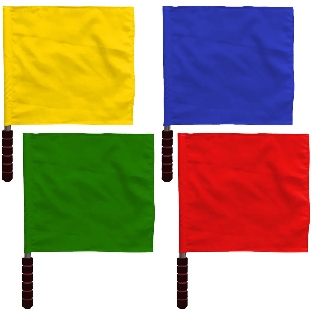 

Flag Flags Referee Linesman Football Hand Matchfield Soccer Volleyball Ref Track Cheering Fan Waving Events Training Special