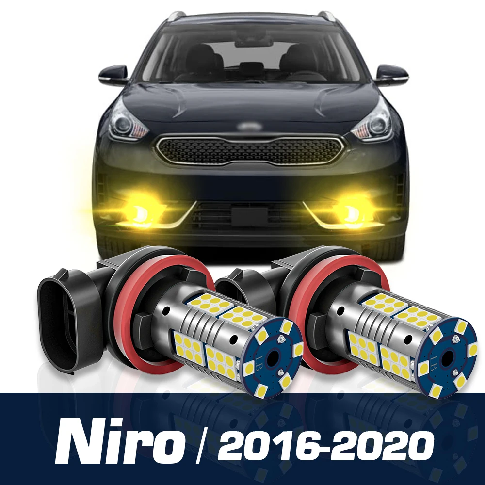 

2pcs LED Fog Light Canbus Accessories For Kia Niro 2016 2017 2018 2019 2020