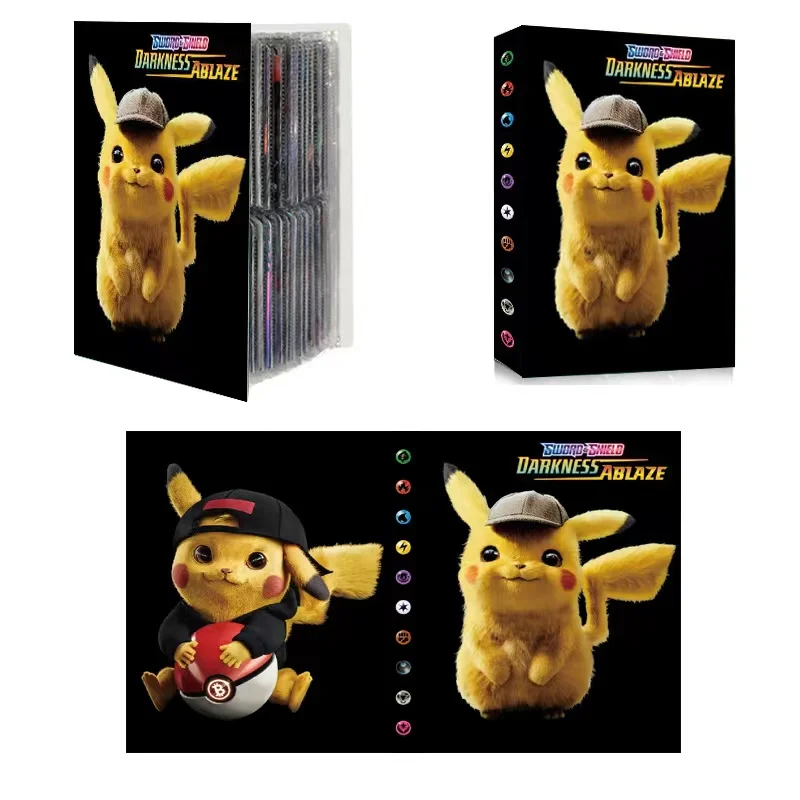 

240PCS Holder Pokemon Cards Album Book Cartoon Anime Game Card VMAX GX EX Holder Collection Folder Kid Cool Toy Gift