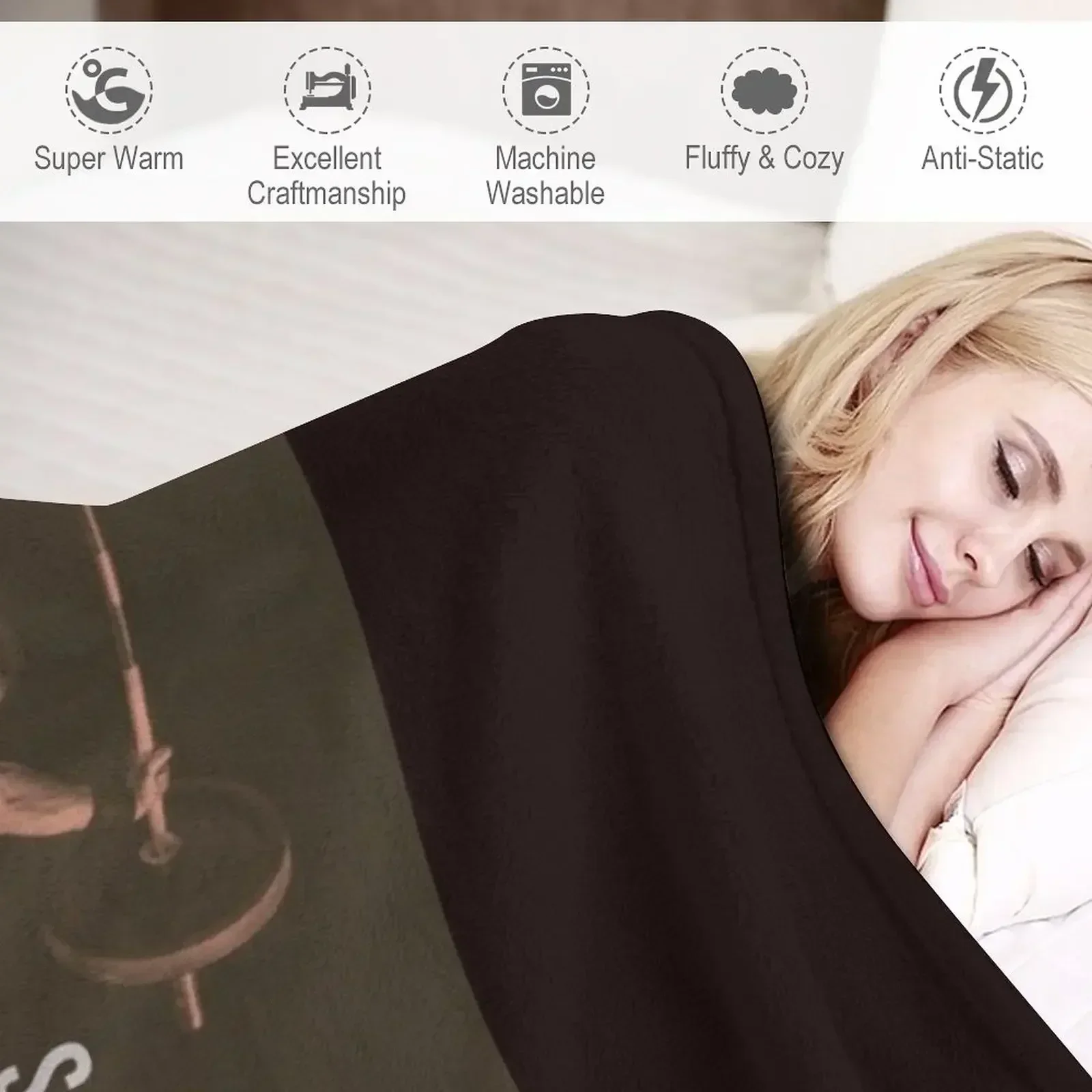 Богатая Froning - CrossFit Stay Humble. Hustle Hard. SHHH Одеяло в клетку Одеяла для детского