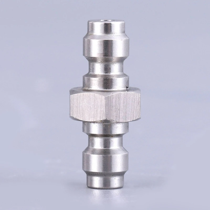 8 мм из нержавеющей стали двойной штекер быстроразъемное соединение адаптер для