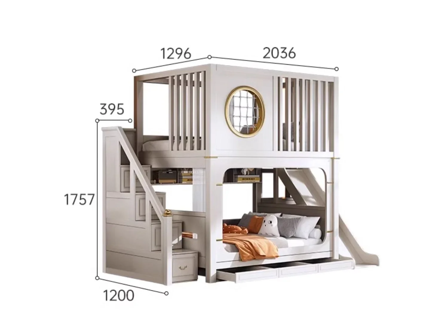 Светильник Роскошная высокая и низкая детская кровать для матери ребенка