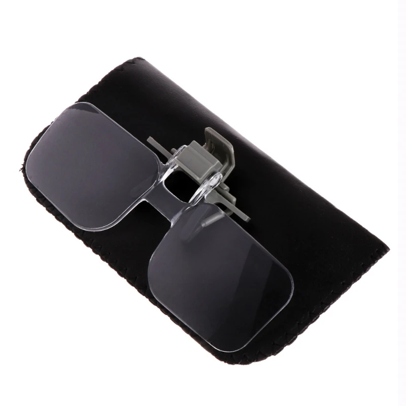 

Portable Glasses Style Magnifier with Pouch for Reading or Viewing Coins /Stamps Ideal Crafts and Map Reading