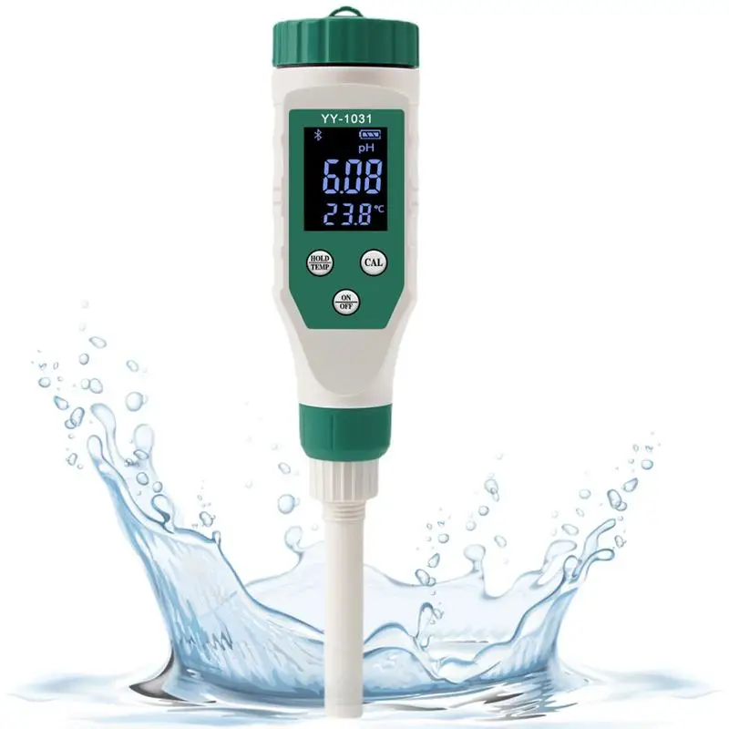 

PH Water Tester 0.01 Resolution High Accuracy Water Quality Tester Blue Tooth Smart Temperature Tester For Hydroponics Household