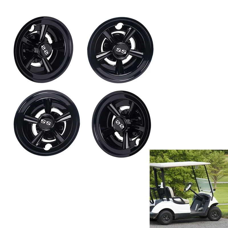 Cart Wheel Cover Cap 5 Spoke Design Hub Cap For Golf Cart Cl