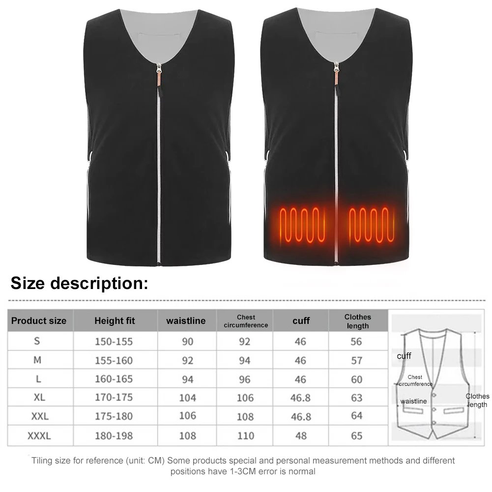 USB куртки с электрическим подогревом зимний теплый жилет женский и мужской
