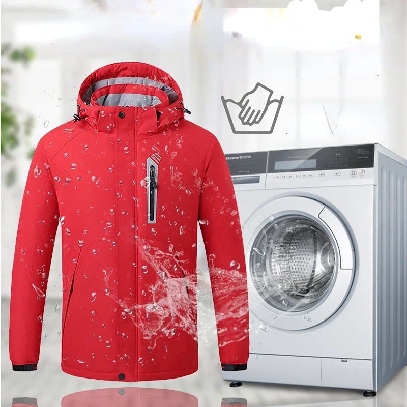 Smart Cotton Jackets Heating Rushing Jacket Winter USB Electric Heating Clothing Men Women Outdoor New Multi-color Fashion Warm