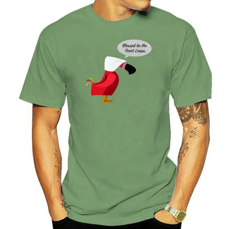 

100% Cotton O-neck Custom Printed Tshirt Men T shirt Blessed be the Froot Loops - Handmaids Tale Women T-Shirt