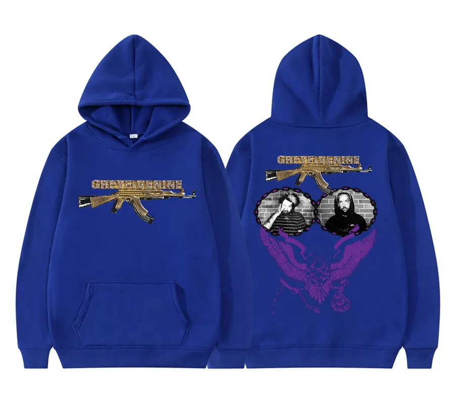 $uicideboy$ Suicide Boys Double Sided Print Men Women Hip Hop Rap Hoodies Long Sleeves Quality Cotton Unisex Plus Size Hoodie