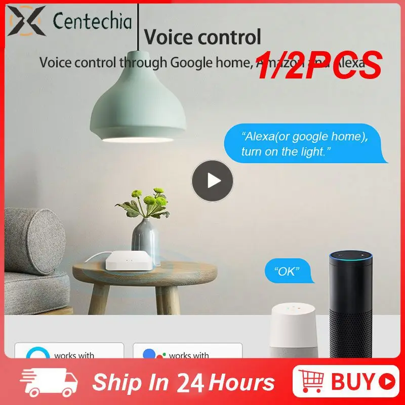 

1/2PCS Tuya Multi-Mode Wireless Gateway ZigBee 3.0 Smart Gateway Smart Life APP Remote Control Works With Alexa