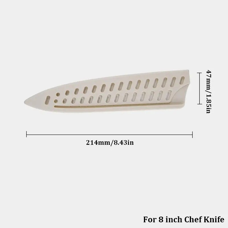Черный пластиковый чехол для лезвия кухонного ножа 3,5-10 дюймов, чехлы для ножей, экологически чистый материал