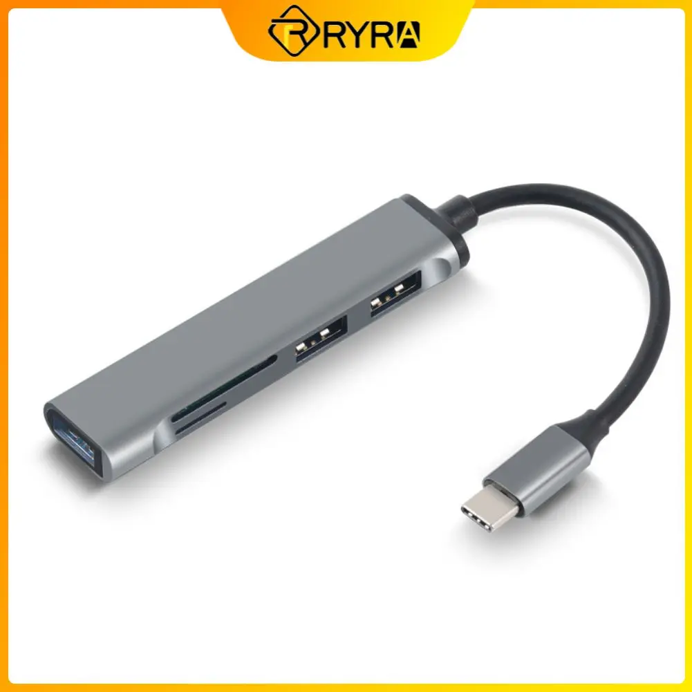 

5-в-1 разветвитель RYRA с USB 3,0 и кардридером для SD-и TF-карт