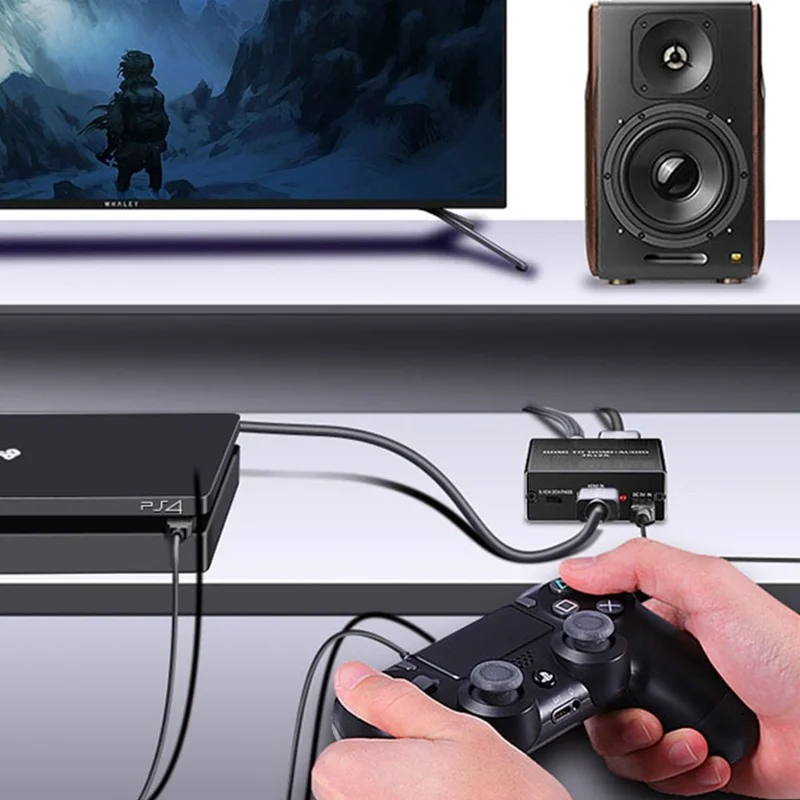 HDMI аудио сплиттер 4K * 2K до 7 1 оптического волокна + 3 5 к |