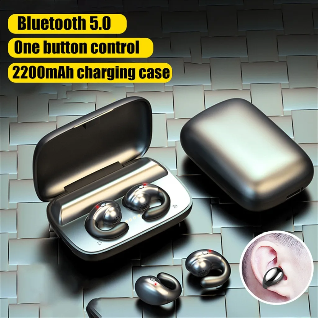 

Stereo 6D Bluetooth 5 Twins Wireless Headset Sports Speaker earphone Sound Bluetooth Headset White Earbuds