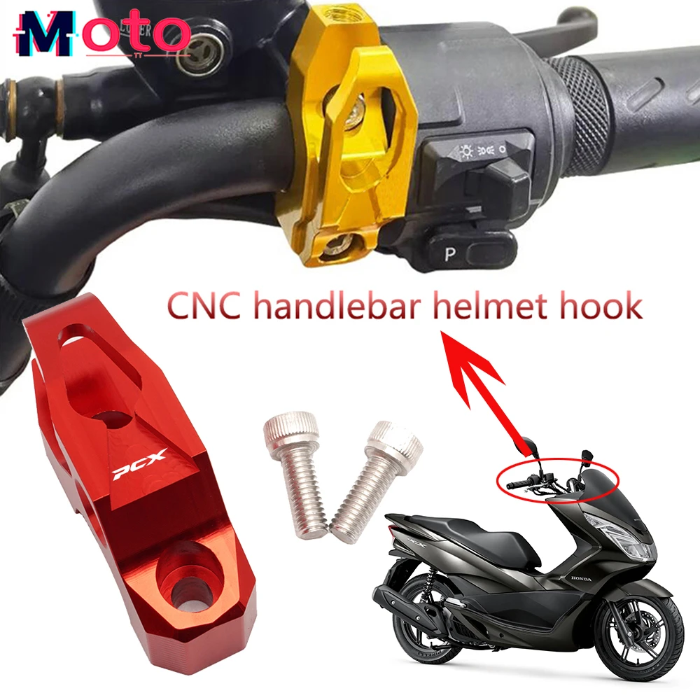 

For Honda PCX160 PCX150 PCX125 Motorcycle CNC Brake Master Cylinder Bracket Bag Luggage Helmet Hanger Clamp Hook Holder Carry