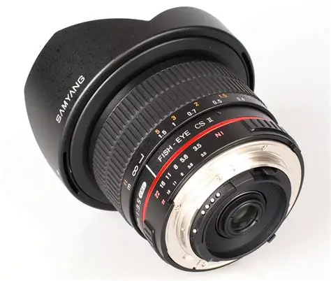 

Camera lenses with 8mm f/3.5-22 fisheye camera lens for dslr camera
