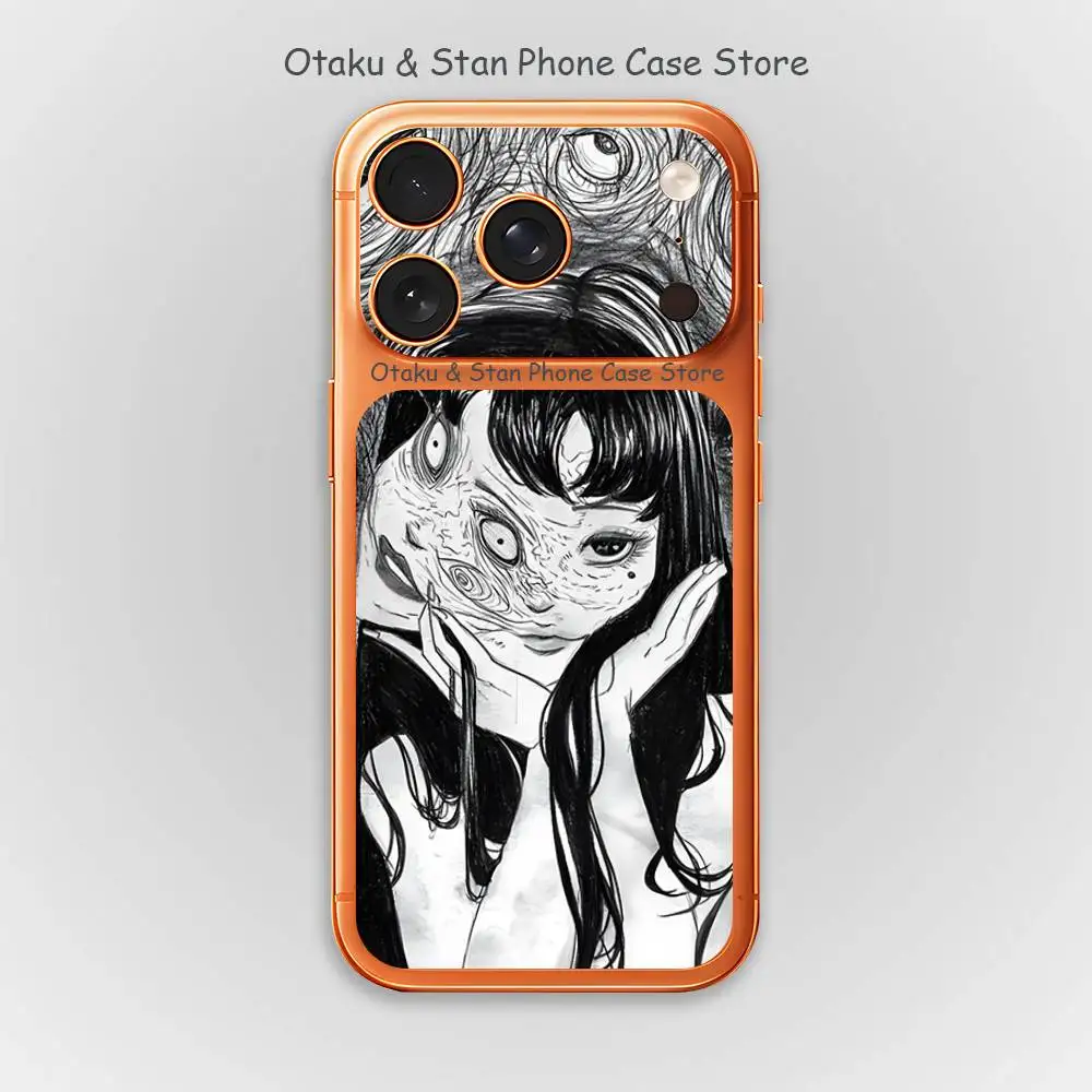 Фото Защитная пленка J-Junji Ito M-manga для объектива iPhone 17 Pro Max, защитная пленка для задней панели телефона. №5