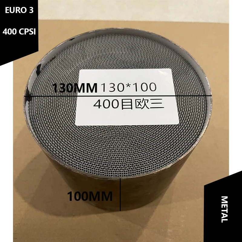 

Euro 3 Metal 130*100MM 400CPSI High-Quality High Flow Performance Catalytic Converter Cat Exhaust Catalyst