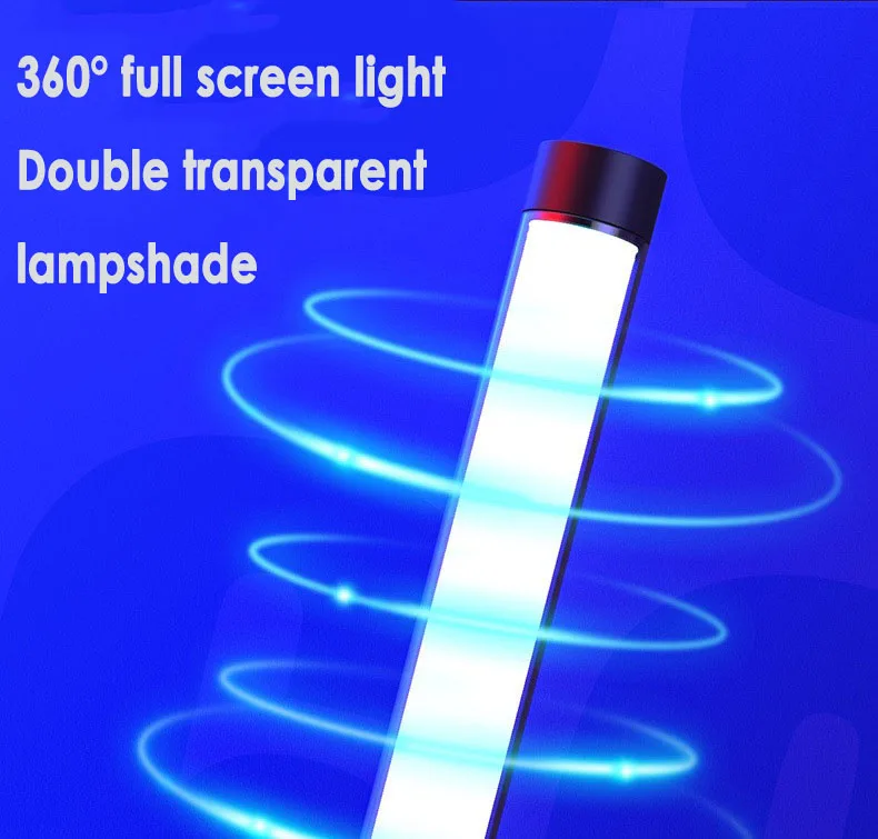 Портативная светодиодная палочка 360 RGB светильник освещение для фотосъемки