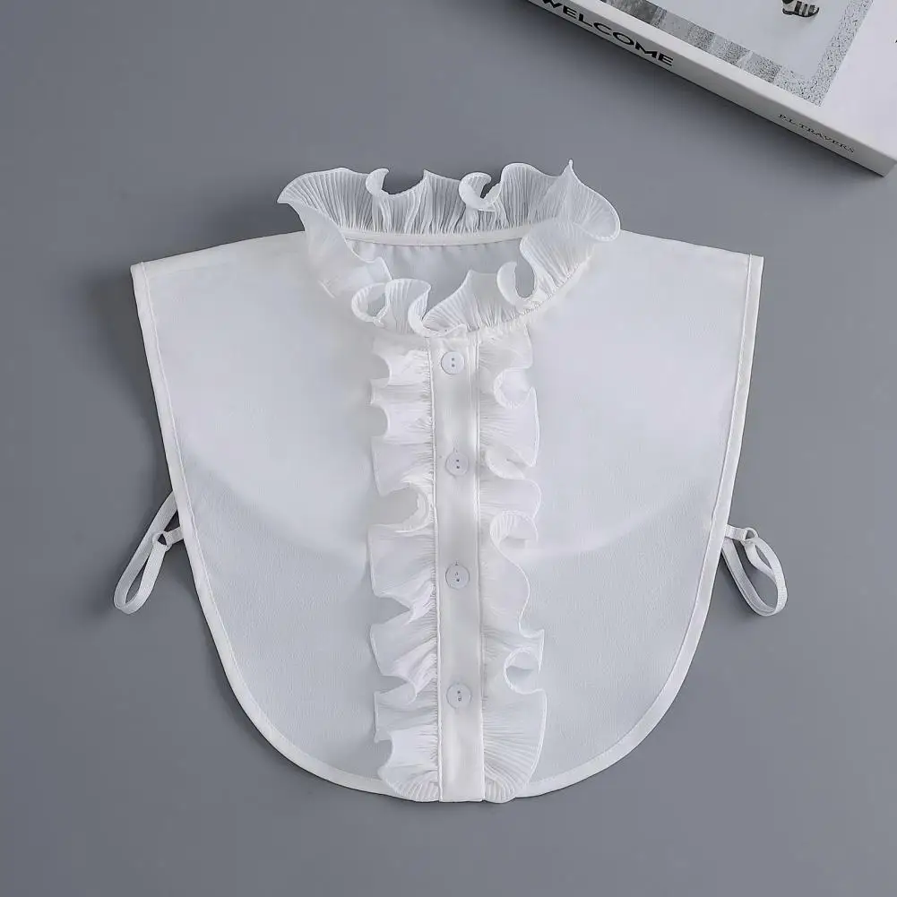 

Beautiful Soft Retro Fake Blouse Collar Fake Blouse Collar Ruffled Dress-up