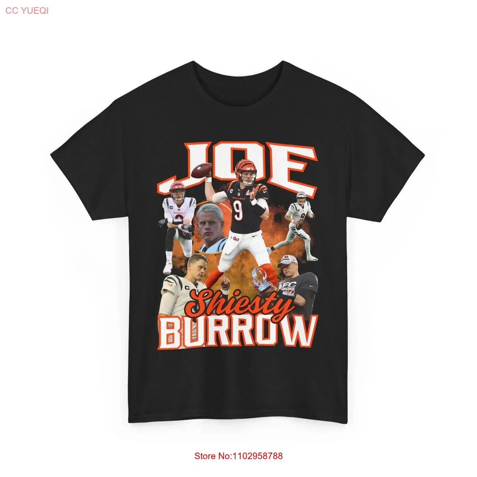 Бенгальская футболка Джо Берроу &quotВусистый&quot из хлопка