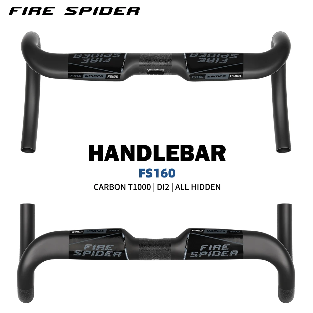 FIRE SPIDER углеродное волокно руль для шоссейного велосипеда сверхлегкий карбоновый