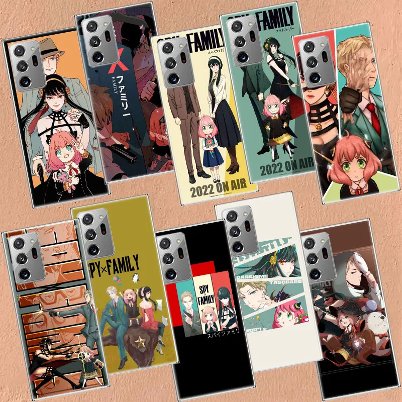 

Japan Anime Spy×Family Phone Case For Galaxy A71 A51 5G A41 A31 A21S A11 A14 A70 A50 A40 A30 A20E A10 A01 Samsung A9 A8 A7 A6 Pl