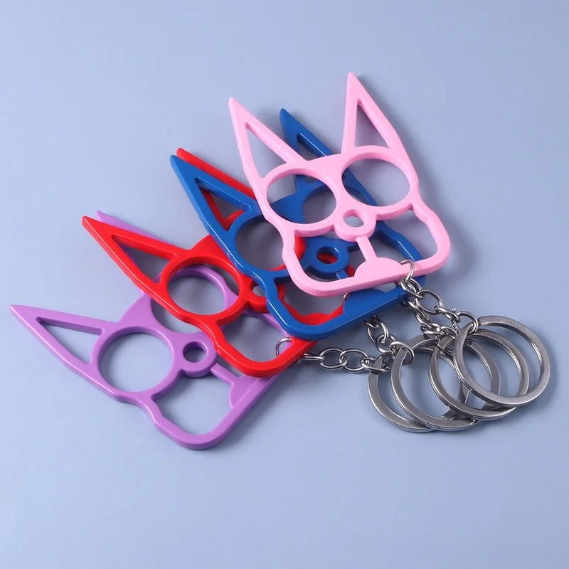 Мультяшный брелок с кошачьими ушками и лицом тигром открывалка для бутылок