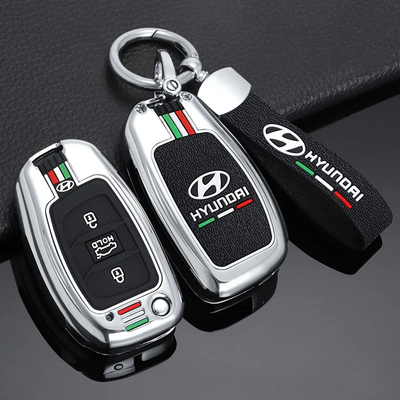 

Luminous Car Key Cover Case Holder For Hyundai Tucson Mistra Solaris Creta I30 Ix25 Ix45 Verna Elantra Kona Santa Fe Accessories