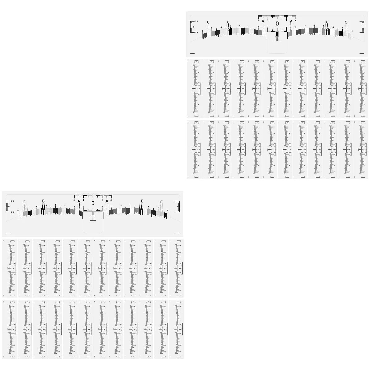 

Инструменты для выравнивания макияжа бровей, инструменты для измерения бровей, инструменты для мерки бровей, Одноразовые женские маркеры
