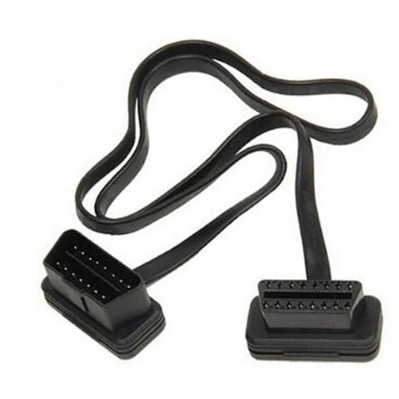 Профессиональный 16-контактный разъем OBD2 с женским/мужским разъемами для