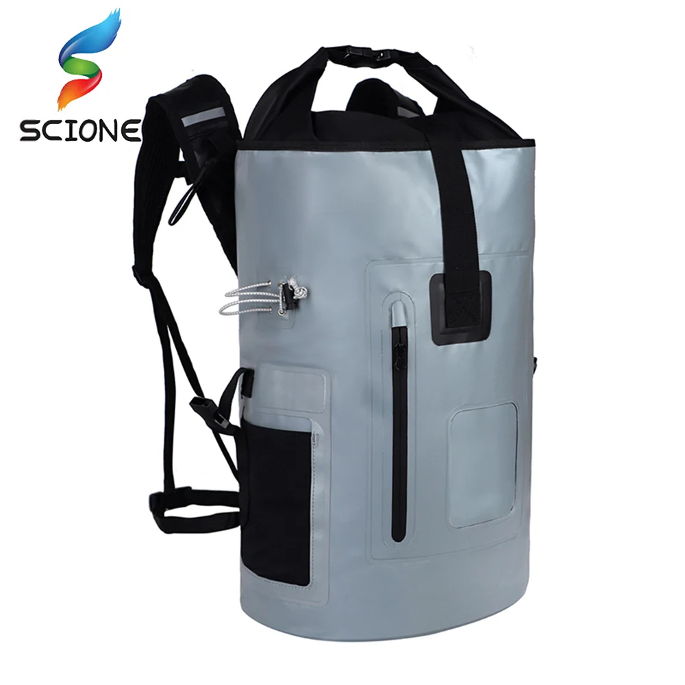 

Foldable 30L Waterproof Backpack Outdoor Sport Camping Hiking Packing Sack PVC Diving Swimming Kayaking Travel Storage XD55Y
