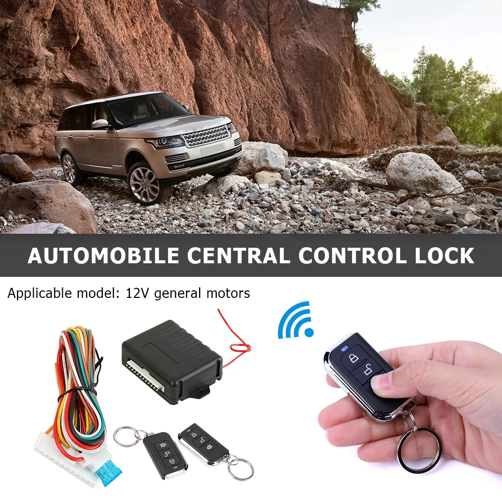 

Universal Door Lock Car Remote Central Kit Keyless Entry Alarm System 410/T402 Easily Installation Personal Car Elements