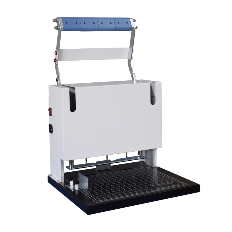 QY-3108 Electric Punching Machine Three Hole Heavy Duty Punch With Adjustable Hole Spacing QY-40S File Binding Machine