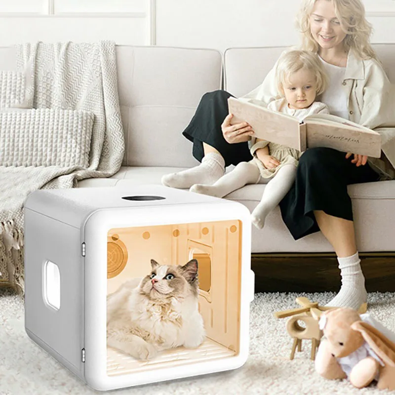 

Умная сушилка для животных, Портативная сушилка для домашних животных, автоматическая сушилка для кошек, профессиональная стерилизация ультрафиолетовым светом