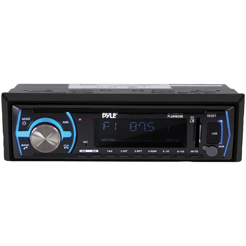 

For For Marine Bluetooth Stereo Radio 12v Single DIN Style Boat In dash Radio Receiver System () car accessories car accessories