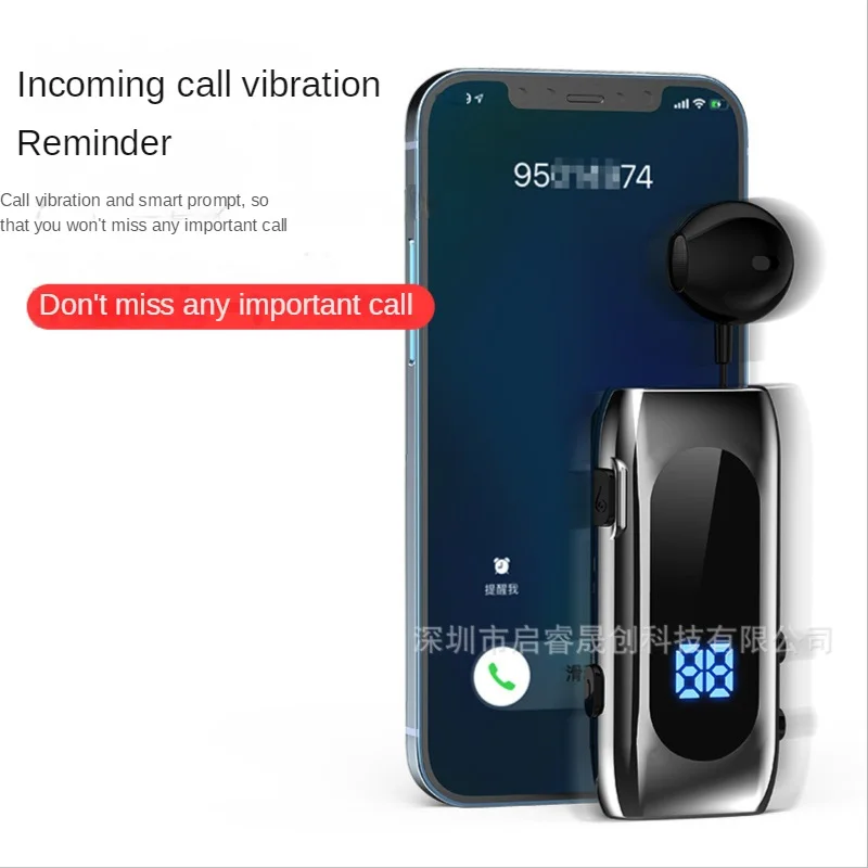 

Bluetooth-гарнитура с одним ухом, 20 часов работы в режиме разговора