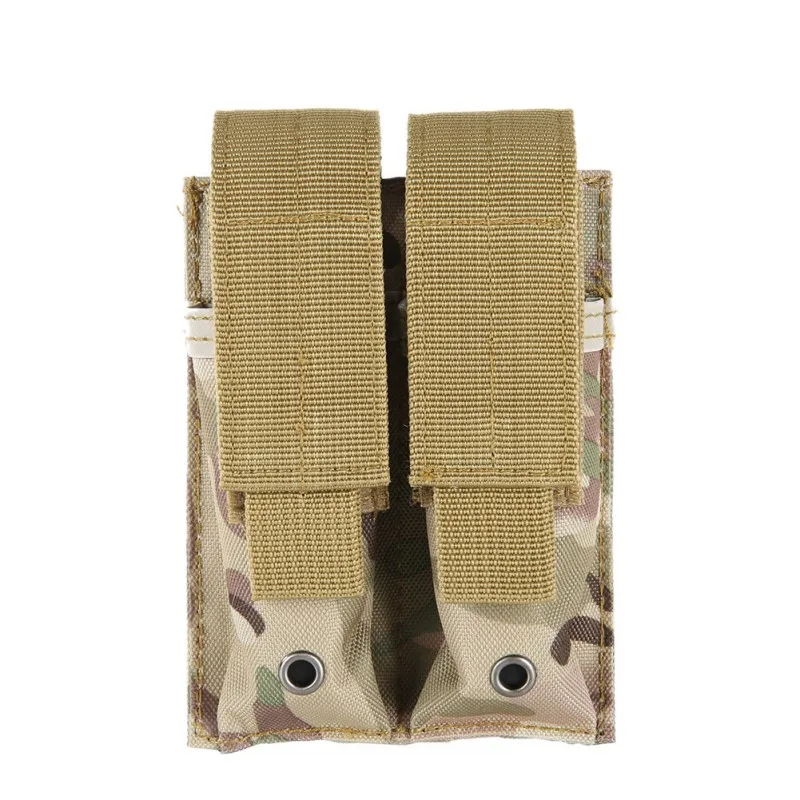 

Nylon 600D Molle Dual Double Pistol Riffle Mag Magazine Pouch Close Holster Bag Outdoor Airsoft Combat Hunting Accessories Bag