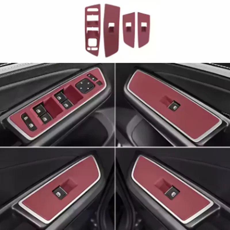 Для Volkswagen VW Jetta VS5 VS7 2023 2024 2025 автомобильный центр управления, панель переключения передач, защитная накладка, силиконовая крышка для подъема окна