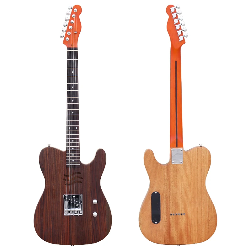 

39 Inch Silent Acoustic Electric Guitar Solid Okoume TL Electric Acoustic Guitar Electric Guitar