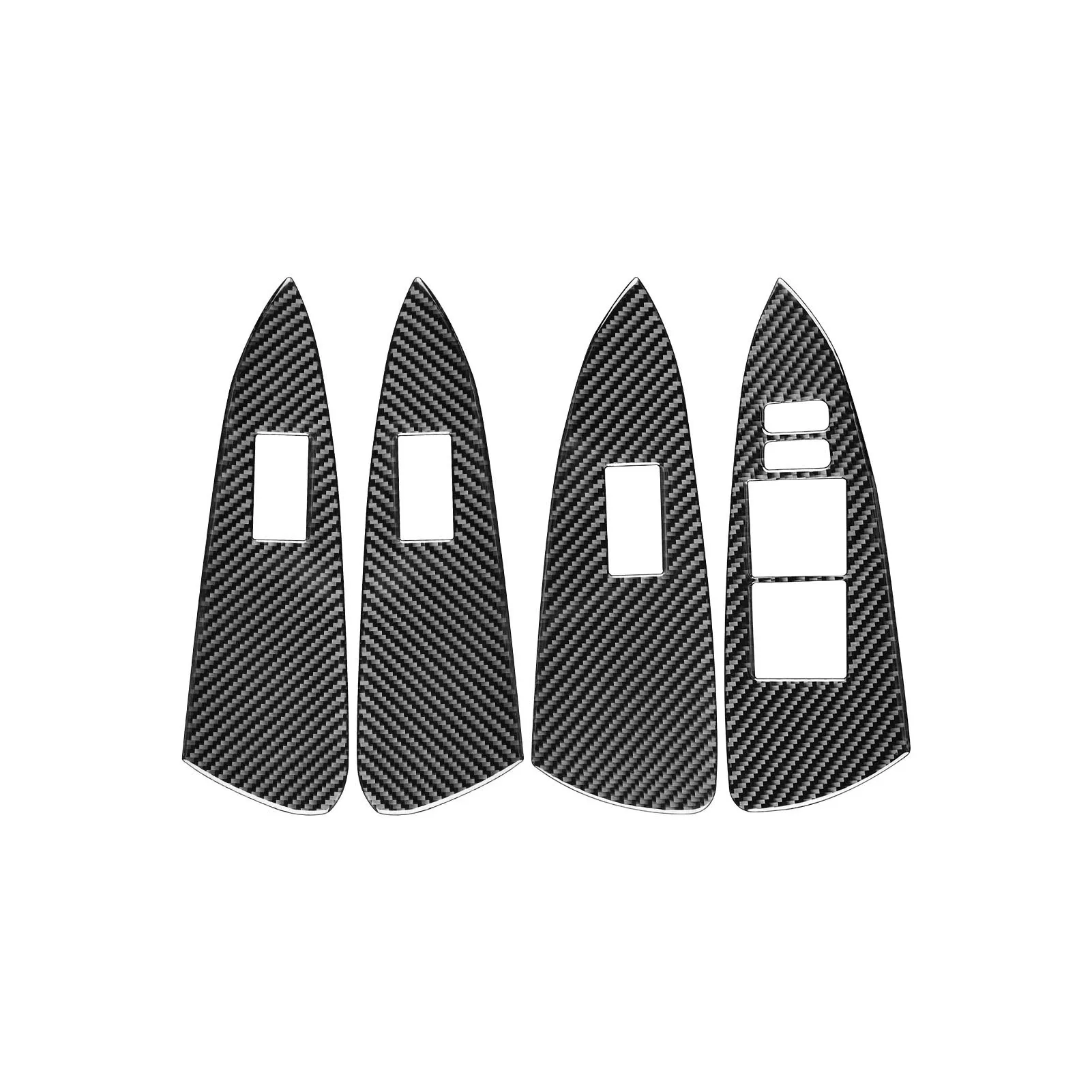 

Для Rav4 2006 2007-2012 переключатель подъема окна, панель, декоративная крышка, наклейка, наклейка, аксессуары для салона автомобиля, углеродное волокно