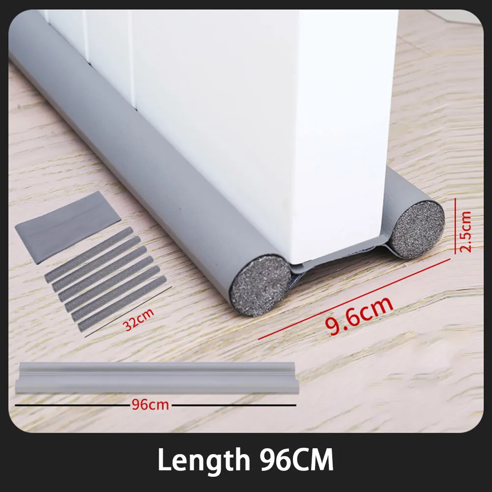 

Foam Leather Door Bottoom Seal Strip Flexible Wind Noise Reduction Stopper Door Bottom Waterproof Sealing Strip Door Sealing