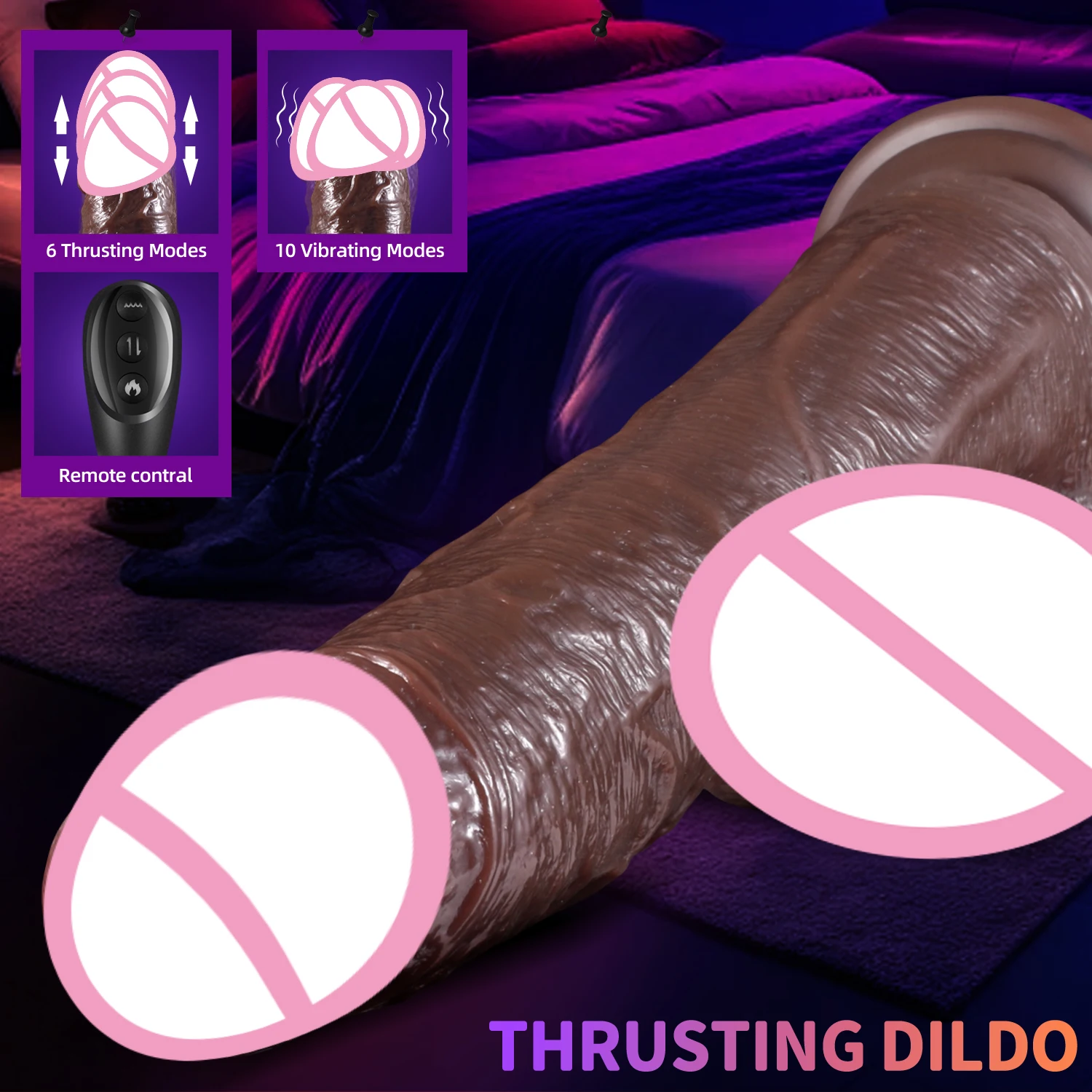 Силиконовый Вибратор Для Массажа Простаты С Дистанционным Управлением