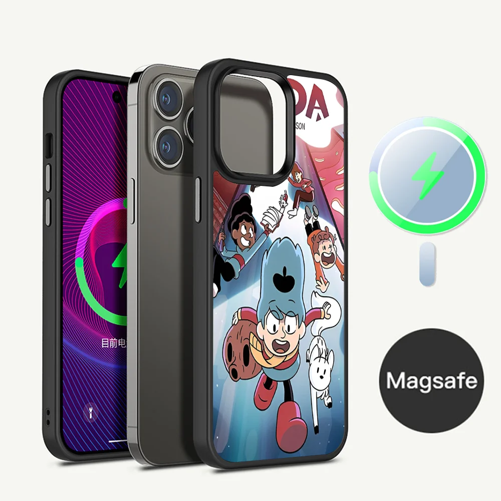 Чехол для телефона H-Hilda Magesafe магнитный беспроводной зарядный чехол iPhone 11 12 13 14 15 Pro