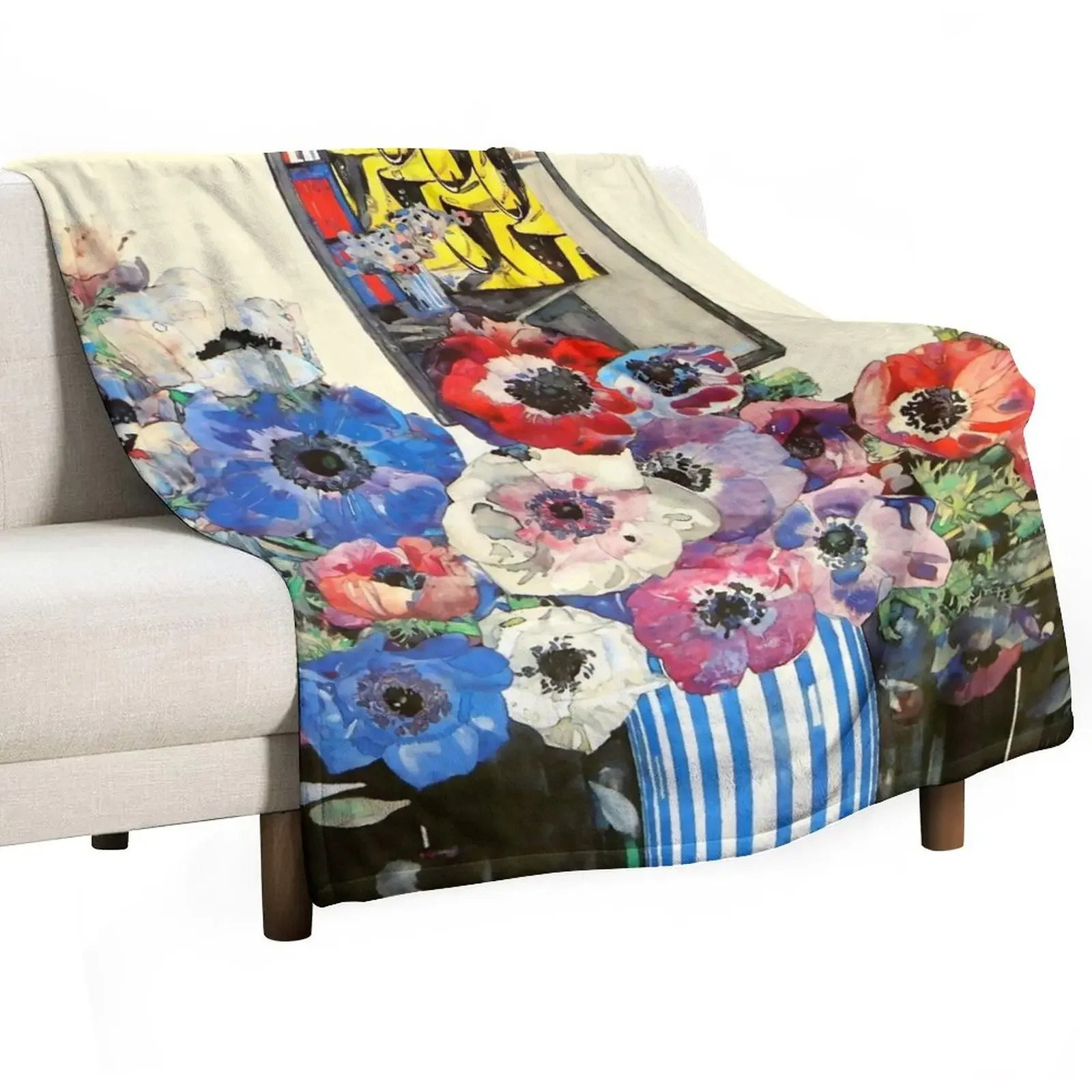 Чарльз Ренни маккинтош анемоны одеяло мягкие одеяла Flannels