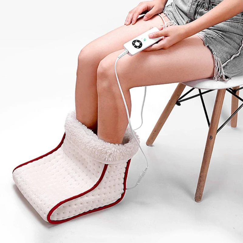 portable electric warm foot warmer washable cosy heated massager 5 modes heat settings footwarmer cushion thermal house free global shipping