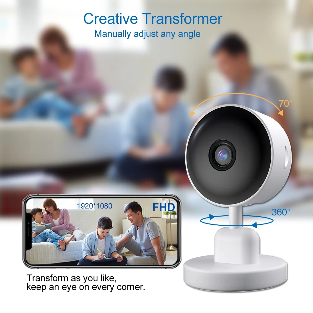 

IP Camera Wifi 3MP HD Video Surveillance Camera Night Vision Two Way Audio Cloud Storage Smart Home Security Camera Baby Monitor