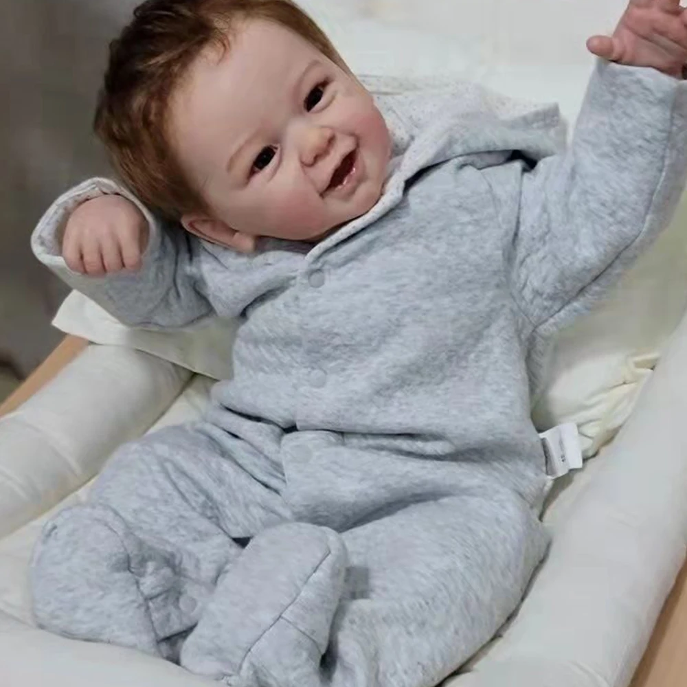 

Кукла реборн Феникс, Реалистичная мягкая кукла-тело, кукла ручной работы с видимыми венами, 21 дюйм