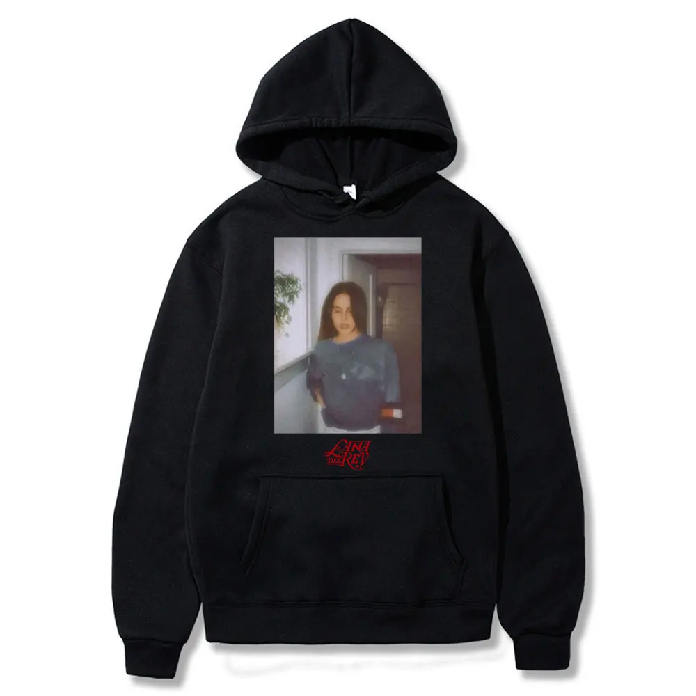 

90s Singer Lana Del Rey Graphics Hoodies Harajuku Men Vintage Pullover Summer Long Sleeve Oversized Sweatshirt Streetwear Unisex