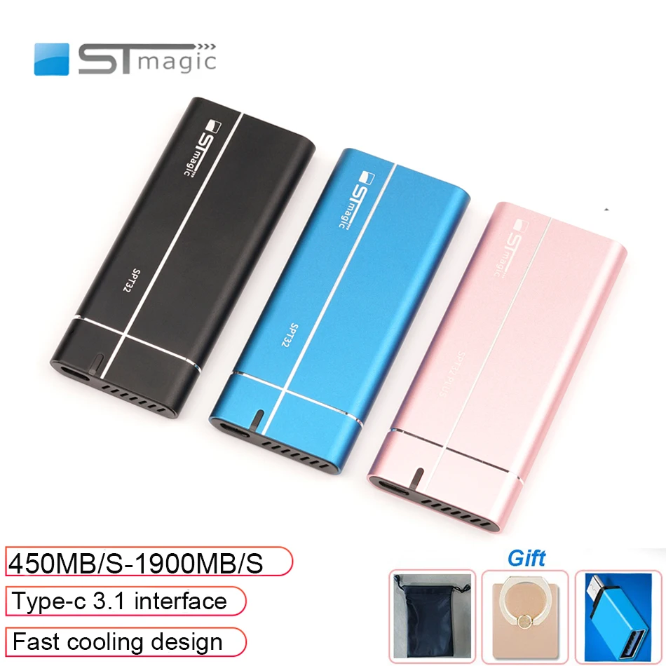 Stmagic внешний жесткий диск 128 ГБ 256 512 1 ТБ USB3.1 HDD совместимый с ПК Mac настольных Тип C